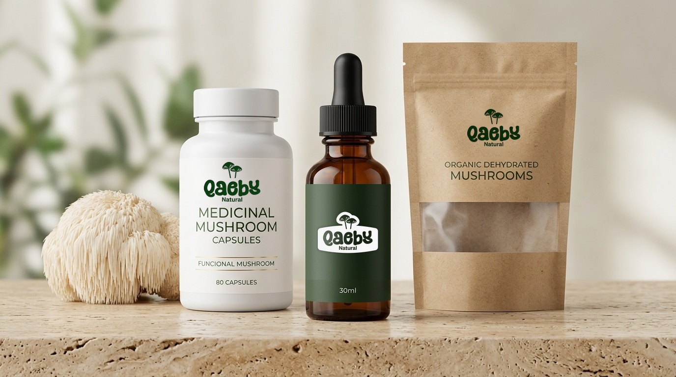 Línea Oficial de Hongos Medicinales QAEBY